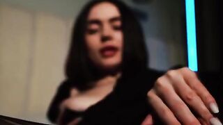 A cute young girl got her pussy smashed with oil and cum