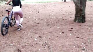 I found a stunning girl in the middle of nature and fucked her hard