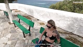 A hot chick cheats on her BF 3 days before wedding in Greece