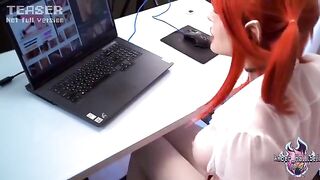 A sexy elf girl plays with her favorite sex toy until she comes