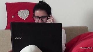 Babe Alexandra Wett in the most perverted sex threesome