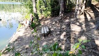 Spying for a girl who rubs her pussy, and she asked for my dick