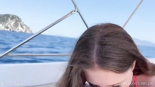 A girl had sex with her friend on a yacht, while her guy was there too
