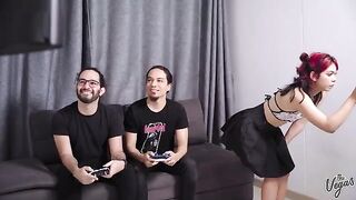 Skinny Latina Cindy Luna gets her pussy and ass stuffed with cock