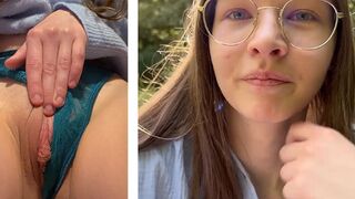 Public & Outdoor Teen Squirting Compilation with huge labia orgasms