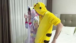 The cute girl did a TikTok dance at home, but her stepbrother came in