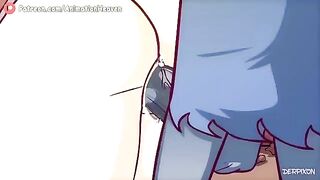 Cartoon Gangbang with Monsters and Furry Characters