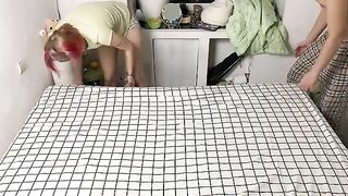 A man asks his girlfriend if she will marry him or just continue their passionate encounters