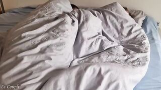 The husband decided to wake up his wife with a cock in her pussy