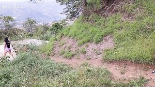 A fitness Latina MILF, embodying the fiery passion of the Latina MILF channel, gets spied on while running