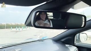 A girl has sex with a taxi driver and pays him with her panties