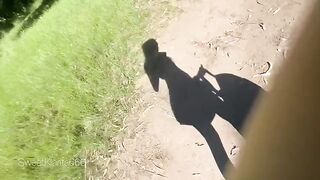 I got fucked in the middle of the forest by a huge dick