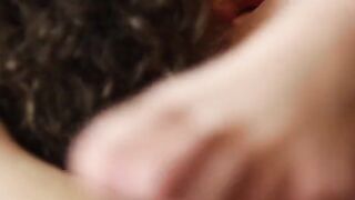 Skinny British hippie teen makes love with a guy and gets his cock sucked