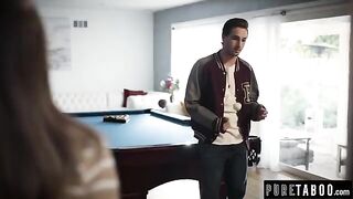 Star Quarterback Films Himself Fucking The Virgin Reporter in a taboo twist