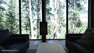 A girl lives in the woods and this is her teaser