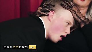 Sexy MILF Sally D'Angelo gets fucked by Jimmy Michaels to cure her grief