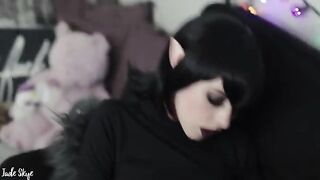Vampire teen Mavis Winters gets her fangs dirty with cum