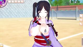 Game Koikatsu! ]Fucking big tits Yamato Mikoto from DanMachi