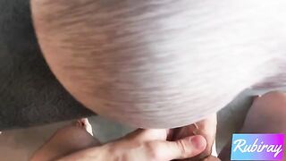 Best doggy style sex with hot step sis doing yoga and finishing with creampie