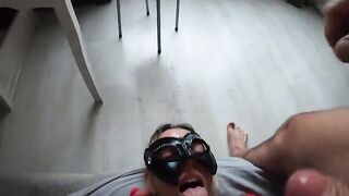 An incredibly hot woman performs rimming and anal sex, receiving two cumshot finishes