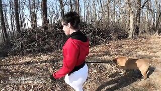 Yoga with a big ass wife in transparent leggings is always exciting