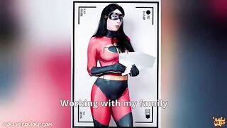 Violet Parr from The Incredibles trying her luck in porn