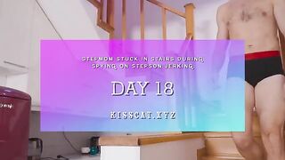 Step mom got cum in her pussy while forgetting to pull out