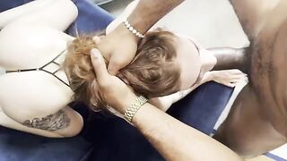 First date and a huge dick in her tight pussy - a new record!