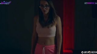 The devil is fucking with Sia Siberia in a scary Halloween story