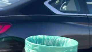 If the van is rocking, don't come knocking - a real amateur couple outdoor fuck