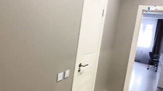 The guy calmed down to the hot step-sis with a tight ass