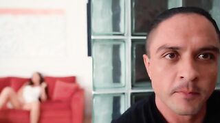 I saw my stepmom masturbating, so I had to act quickly