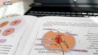 A stepmom explained to her stepson the structure of a female genital, clarifying a mistaken assumption