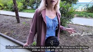 A stepmom forced her stepson to go out and get intimate with her in public