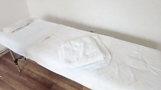 The masseur used his skills to relax the cute 18-year-old girl