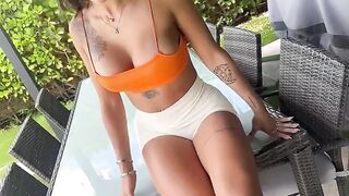 A photographer made oiled anal sex with a gorgeous brunette Sisi Rose
