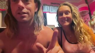 Beautiful summer fucking of a real couple by the lake in Michigan