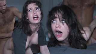 A cute teen babe gets fucked hard and squirts like a hose