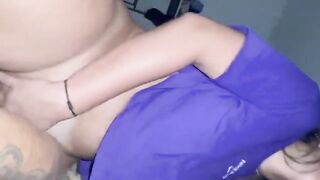 Gifted Bahian guy lifts hot blonde’s dress, showcasing his skills in a steamy scene