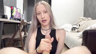 Cute elf with silver hair gets fucked hard and cummed