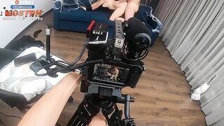 Hard and rough sex from behind with a beautiful blonde, featuring intense moments