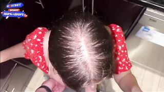 The man doubted that the girl would be able to make a cumshot