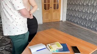 Hot MILF teacher gives a lesson in intimacy to her student