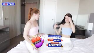 Two step sisters get their asses smashed by robbers on sofa