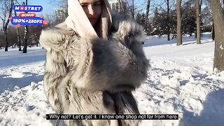 Picking up a girl while walking the dog and getting intimate