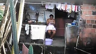 A black woman did not know about the hidden camera