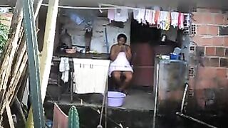 A black woman did not know about the hidden camera