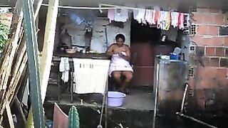 A black woman did not know about the hidden camera