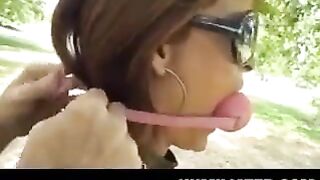 Women tied up in a special way to please their master
