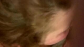 I stuck my cock in the egg while the blonde was not at home